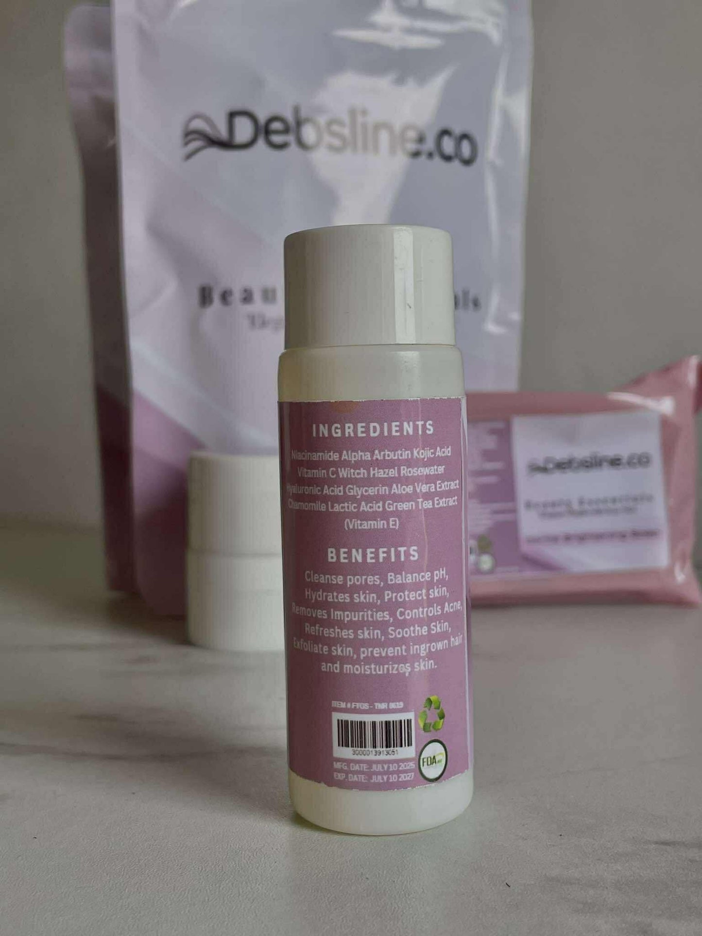 Debsline.co Beauty Essentials Glass Skin Skincare Set 4n1