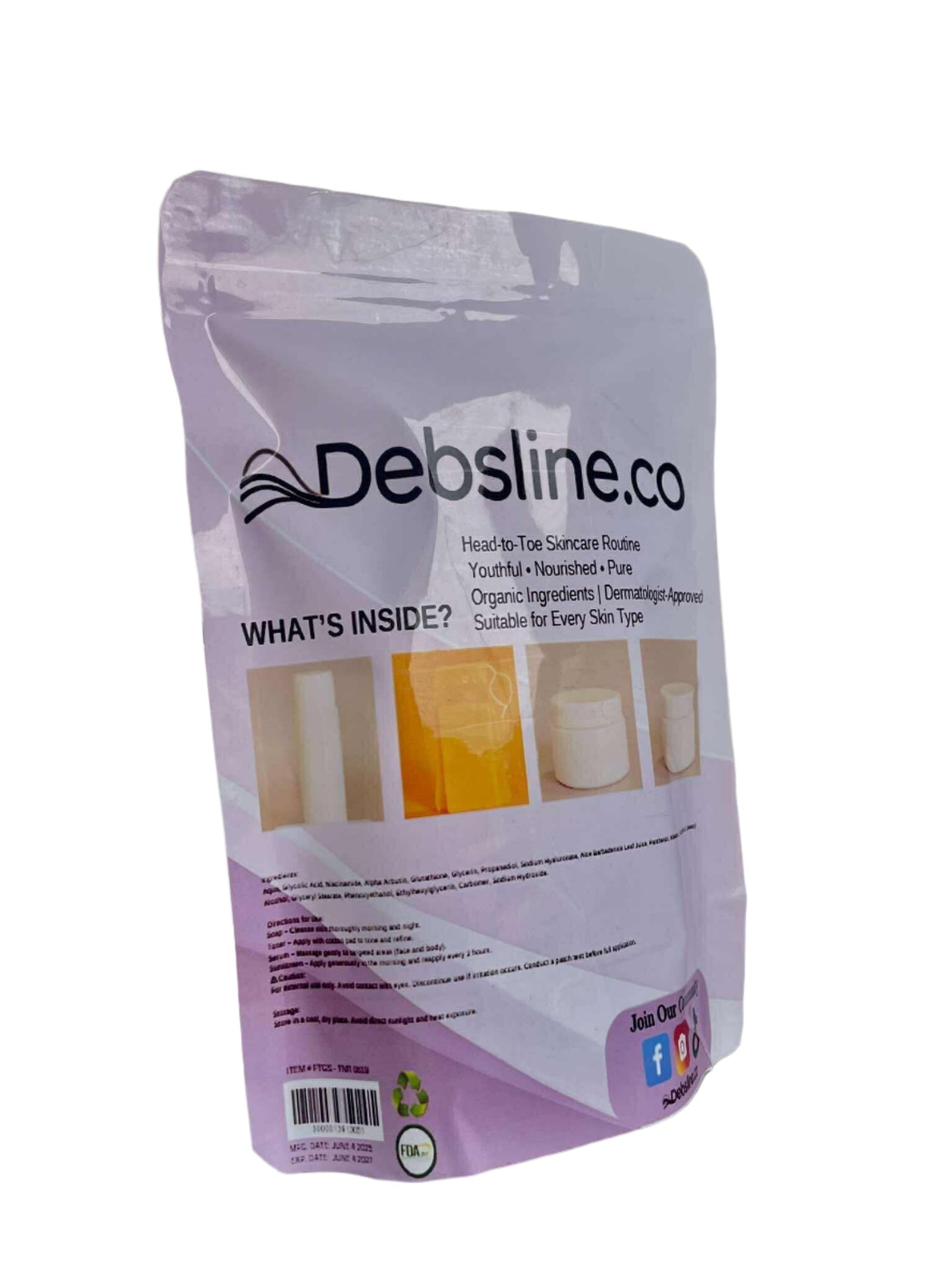 Debsline.co Beauty Essentials Rejuvenating Skincare Set 4n1