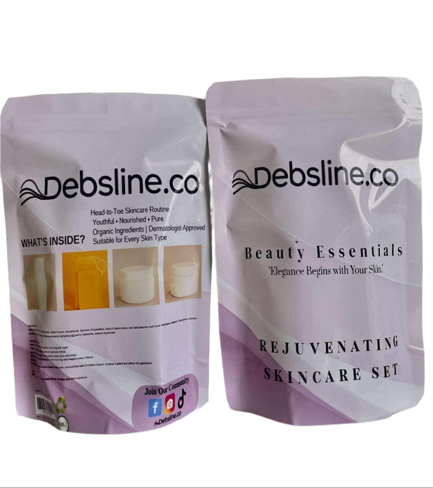 Debsline.co Beauty Essentials Rejuvenating Skincare Set 4n1