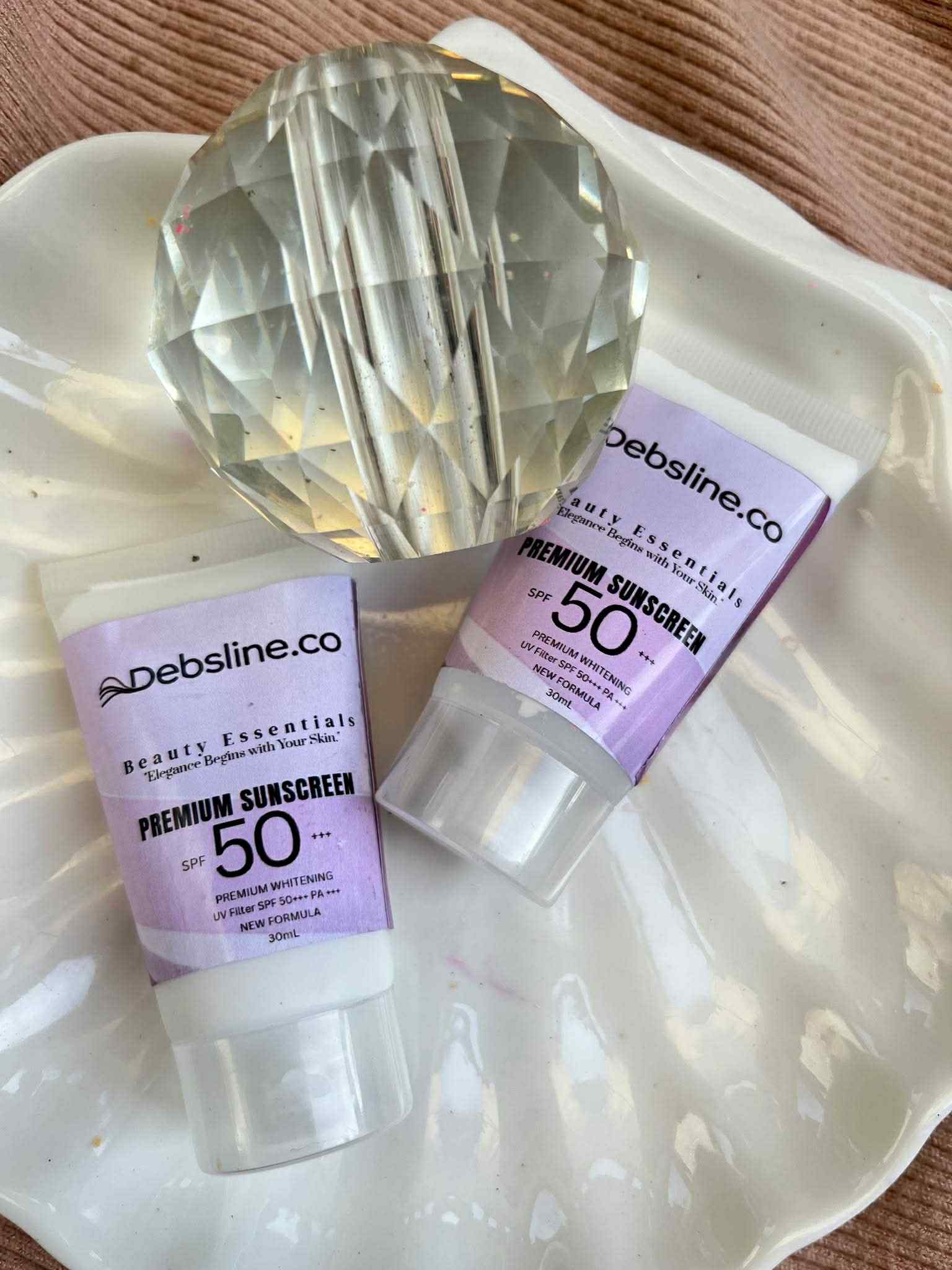 Debsline.co Beauty Essentials Premium Sunscreen SPF50+++ 30ml