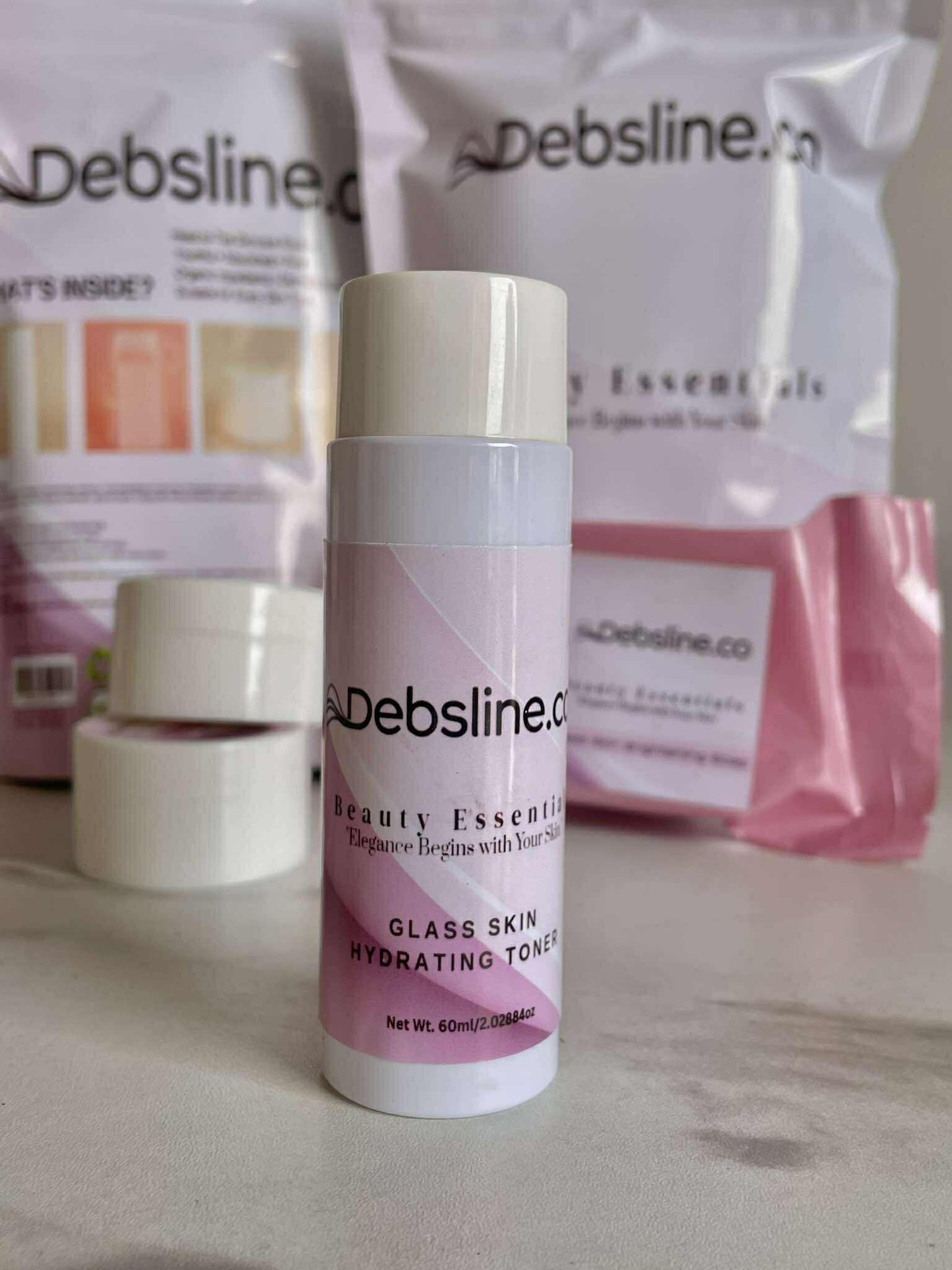 Debsline.co Beauty Essentials Glass Skin Skincare Set 4n1
