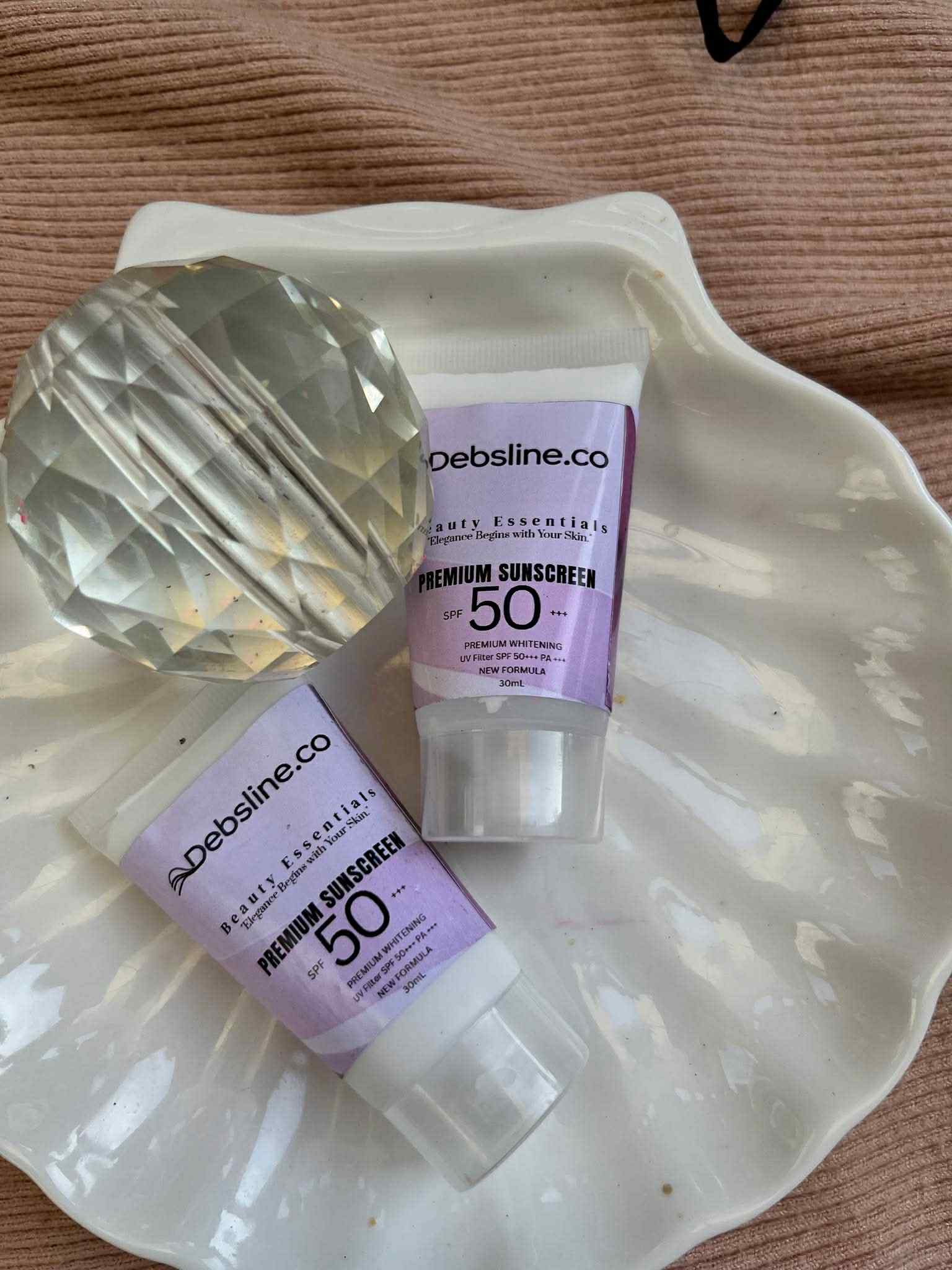 Debsline.co Beauty Essentials Premium Sunscreen SPF50+++ 30ml