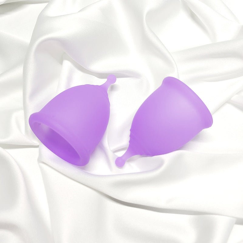 Ball - shaped handle silicone menstrual cup - Debslineph