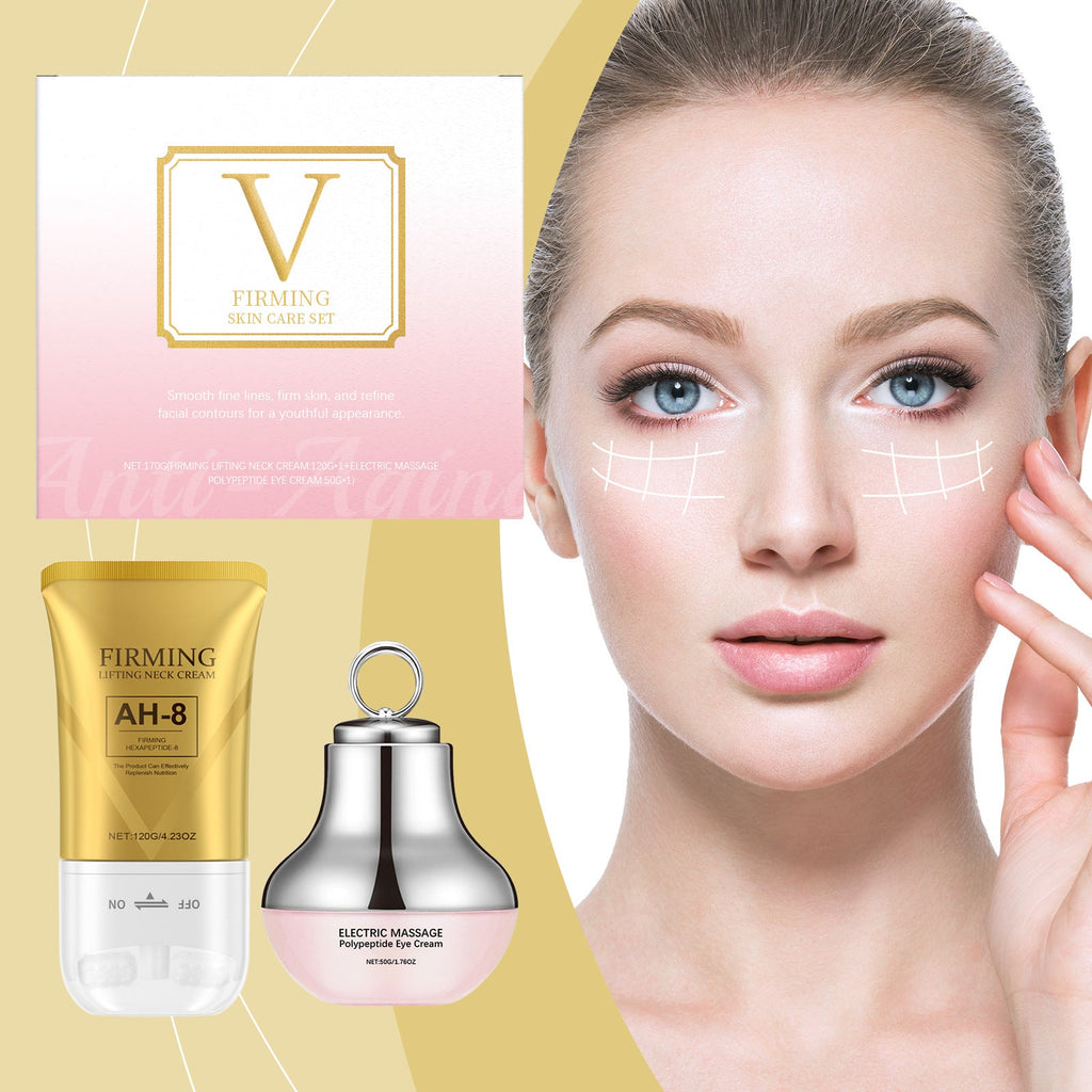Electric Eye Cream and Neck Roller Skincare Set - Debslineph