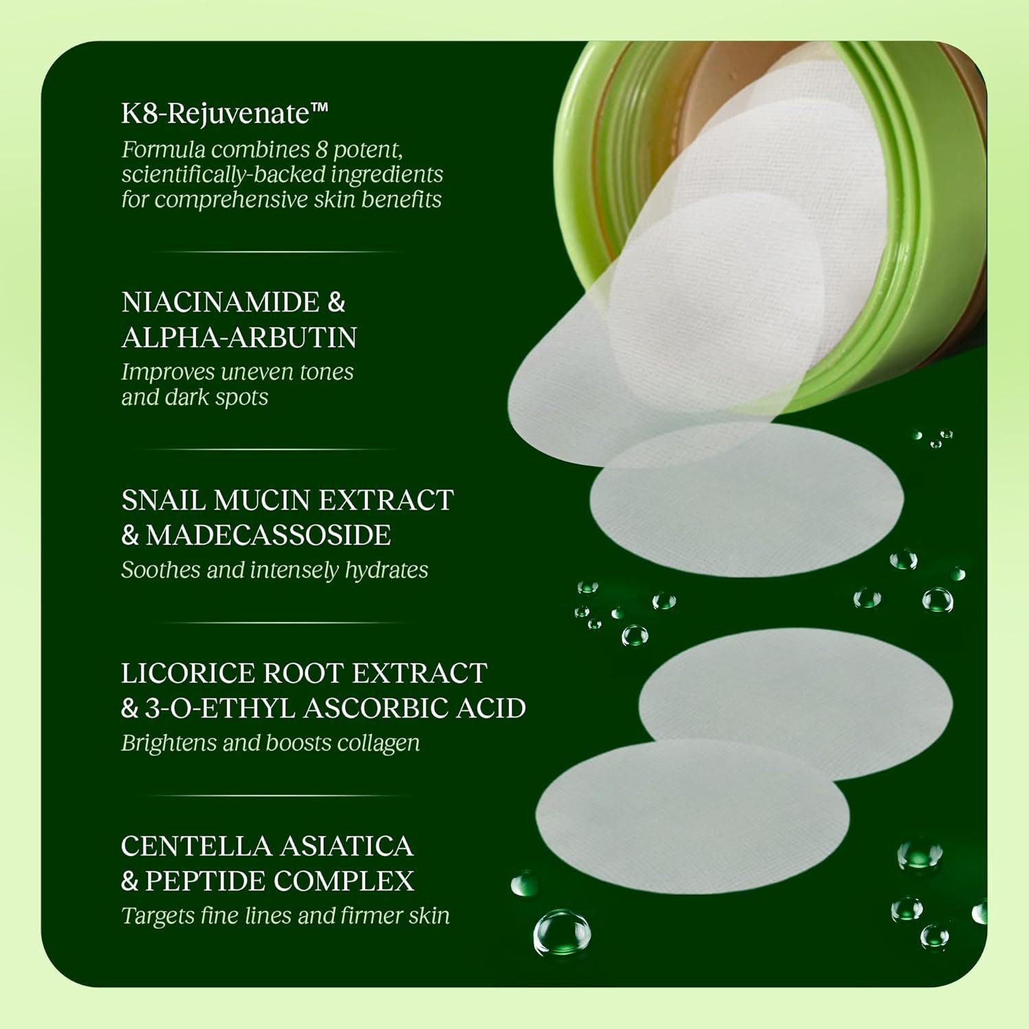 Freckle - removing and cleansing cotton pads - Debslineph