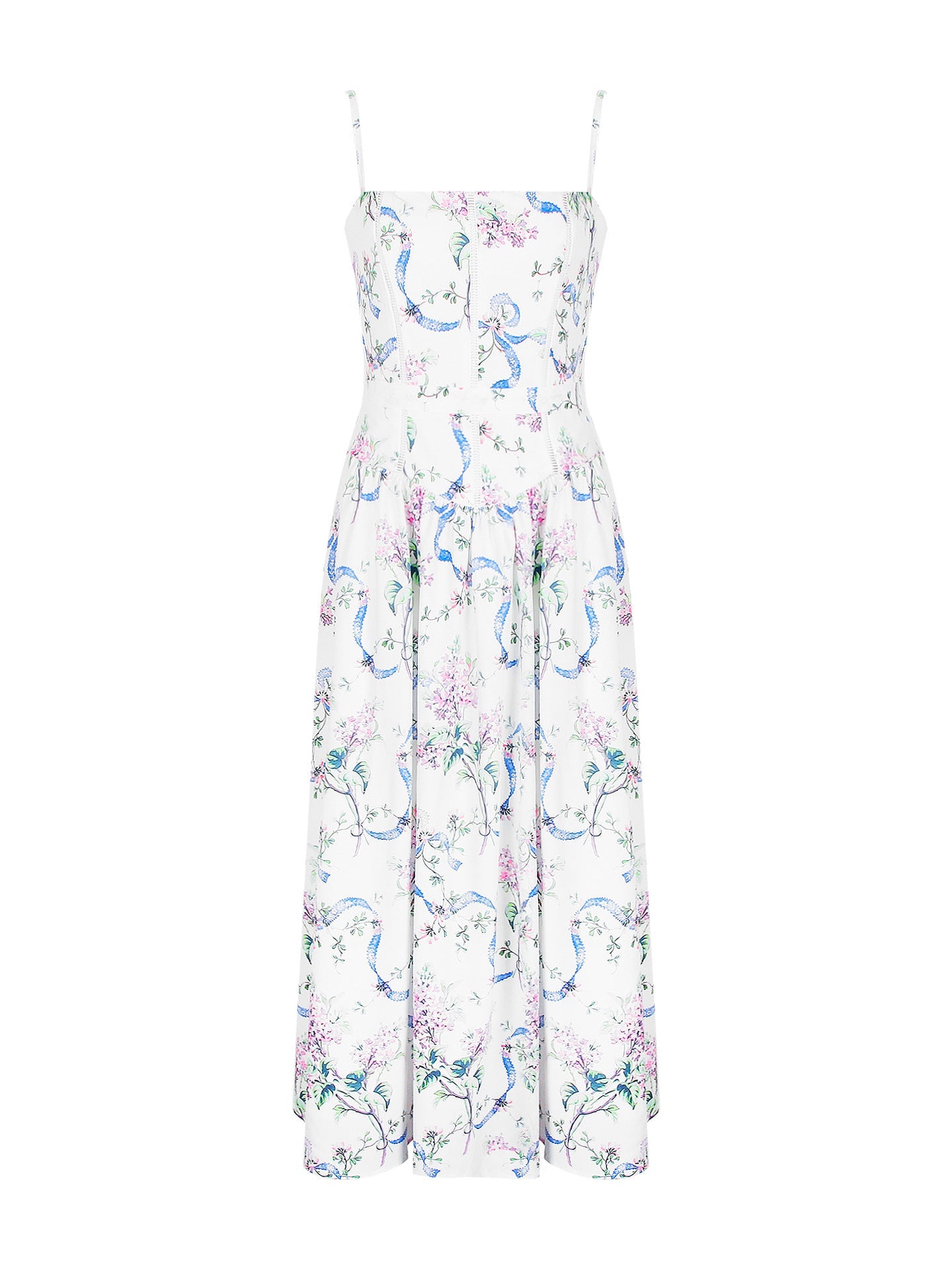 Sexy Printed Sling Dress Summer Slim - fit Backless Long Dress - Debslineph