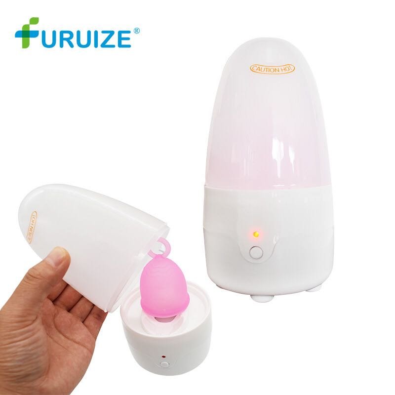 Special disinfection device for menstrual cups - Debslineph