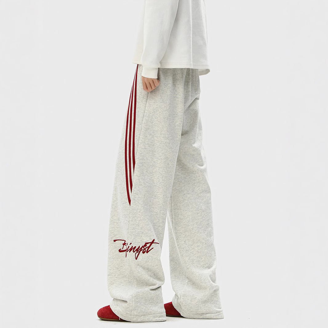 Straight - leg wide - leg casual long pants - Debslineph