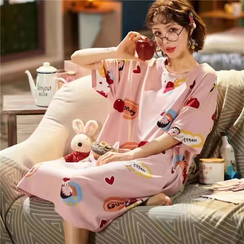 Summer women's casual sleeping dress - Debslineph